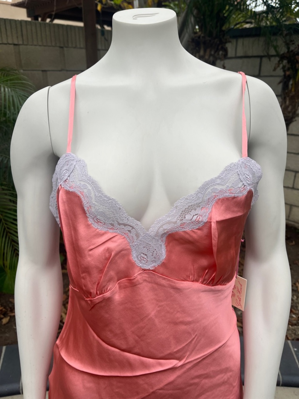 Silk Gold Hawk Tunic length Slip Dress or chemise - Picture 3 of 7